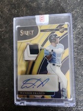 2022 Panini Select Rookie Patch Auto 07/10 Wander Franco Card# RJA-WF