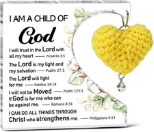 Christian Gifts for Women, I Am a Child of God Bible Verse Acrylic Plaque Sign D