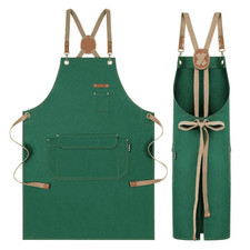 Shop Work Apron for Barista Bartender Barber Artist Painting Gardening