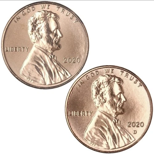 Photo of a 2020-P Lincoln Shield Cent from an eBay listing that sold on Jul 14, 2026