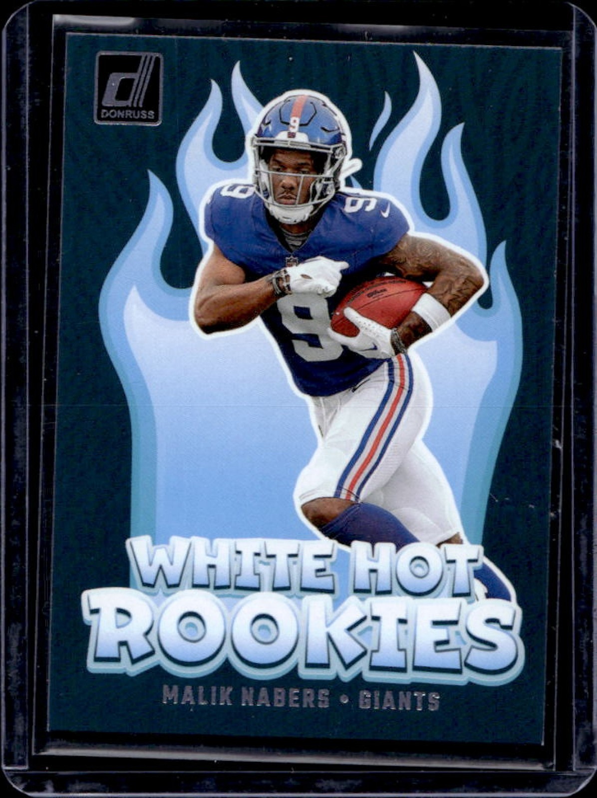 2024 Donruss Malik Nabers White Hot Rookies Rookie RC #WH10 Giants
