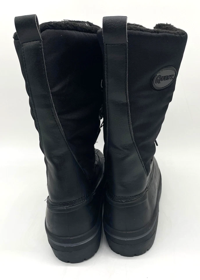 NUEVAS Botas de Invierno Quest Powder Para Mujer Talla 7 Negras Thinsulate 1147 Foto 3 de 4