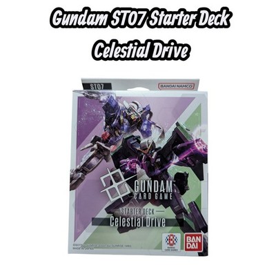 Bandai Gundam TCG Starter Deck ST07 Celestial Drive - ENGLISCH