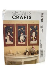 McCALL'S M5781 Christmas Wall Hanging Sewing Pattern Size OSZ
