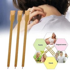 Natural Bamboo Back Scratcher Long Reach Pick Itch Relief Tool Portable US