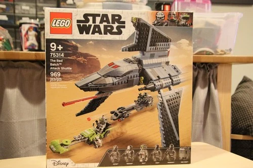 LEGO Star Wars: The Bad Batch Attack Shuttle (75314) New Sealed Retired Set Box