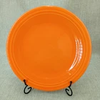 Fiesta Tangerine Orange Dinner Plate Classic 10 1/2 Inch Fiestaware LN Condition