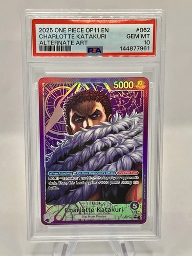 Charlotte Katakuri (062) (Alt Art) OP11-062 A Fist of Divine Speed PSA 10