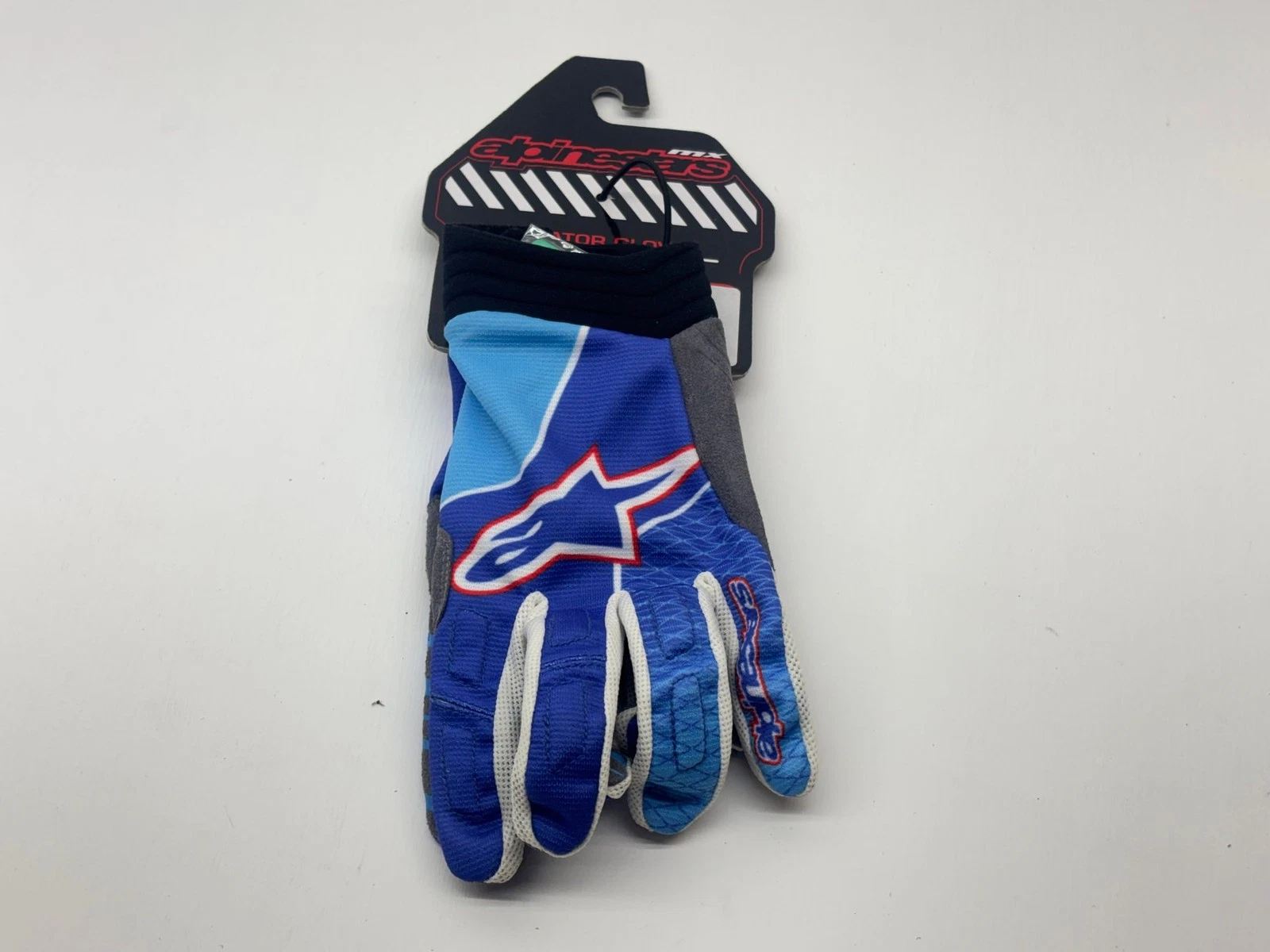 Alpinestars Men's Gloves X Large Blue Gray XL Riding Hand Gear Protection MX