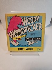 Tree Medic Woody Woodpecker N0. 551 Super 8mm Castle Films Black White
