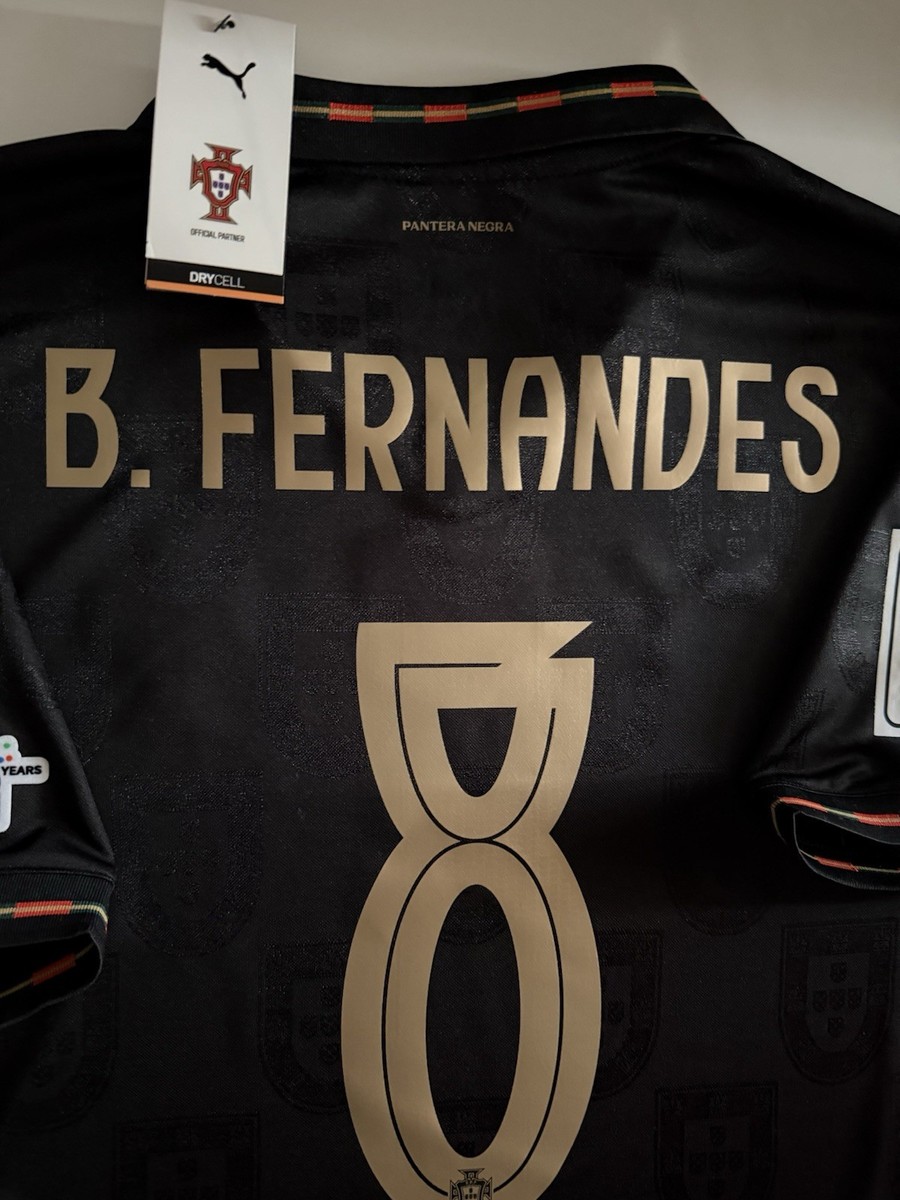 Bruno Fernandes #8 Portugal 2026 Anniversary Jersey Size XL NWT | eBay