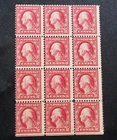 nystamps US Stamp # 505 MNH/H $975 Double Color Error Rare Block    M20x4776