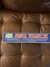 Hess 2000 Fire Truck With Extension Ladder In Original Box