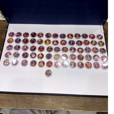 Super Smash Bros Ultimate Character Coin Token Lot 66Pc Nintendo Pokemon Mario