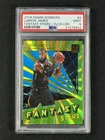 2018 Panini Donruss Basketball Holo Yellow Laser LeBron James #2 PSA 9