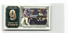 Topps Allen & Ginter (MINI Card) 9 Ways to First (Catcher Interference) #M9WF-8