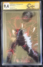 CGC 9.4 SS Sign/Sketch Godzilla Rivals Vs. King Ghidorah Crain Virgin Variant
