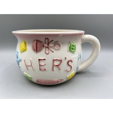 Relpo Baby Planter Trinket Nursery Big Cup Coffee Vase Girl Pink Japan Kitsch