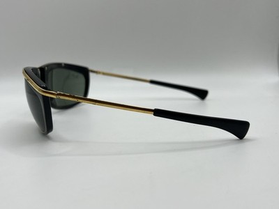 Vintage Ray Ban OLYMPIAN B&L Black Olympia Sunglasses Made in USA
