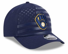 Milwaukee Brewers Flagge 9FORTY M-CROWN Af Snapback Kappe