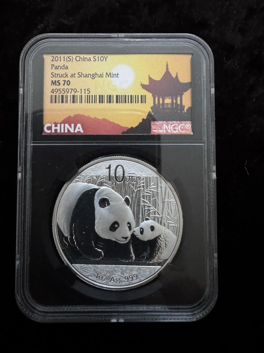 Chinese Panda MS 70 Graded 2011 Silver Bullion Coins for sale | eBay