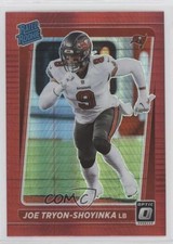 2021 Panini Donruss Optic Rated Rookie Red Hyper Prizm Joe Tryon-Shoyinka 07ey