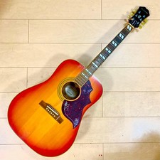 Epiphone Hummingbird HS Acoustic Guitar Cherry Sunburst S01090097