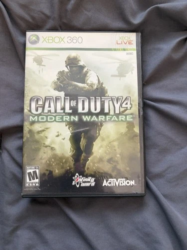 Call of Duty 4: Modern Warfare (Xbox 360 - Activision - 2007) Damaged Case