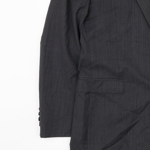 French Connection Mens Grey Wool Blend Suit Jacket Size 40 - Picture 12 of 12