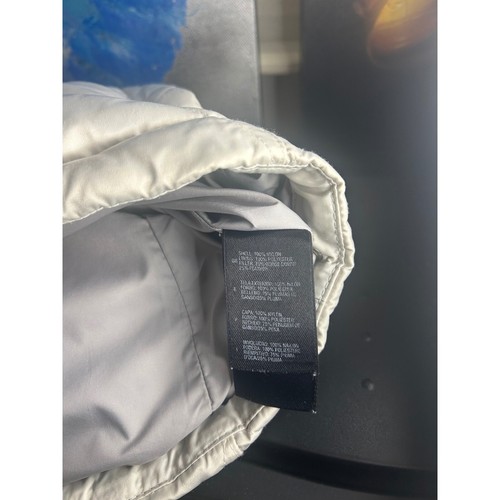 The North Face White Puffer Coat Women's size Small 75% Goose Down - Picture 6 of 6