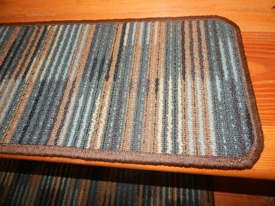 Alfombra alfombra 13 PASOS peldaños de escalera interior 10" X 27" + 25" X 27". Foto 4 de 4