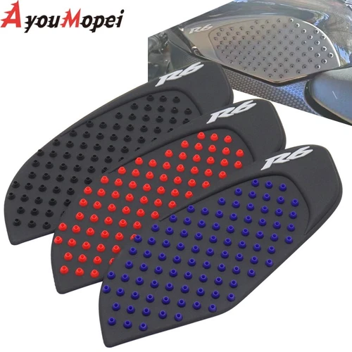 Tank Traction Side Pad Gas Fuel Knee Grip Decal For YAMAHA YZF-R6 2008-2016 - Bild 13 von 15