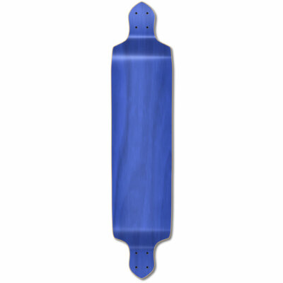 Yocaher Drop Down Blank Longboard Deck - Stained Blue (DECK ONLY)