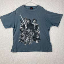 Star Wars Men's Vintage 90s Star Wars 1995 Single Stitch Movie T-Shirt Gray XL