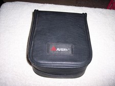 BLACK VINYL AVERY CD STORAGE CASE...HOLD 27 DISCS 23