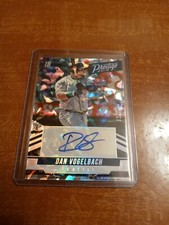 2019 Panini Chronicles Prestige Cracked Ice Dan Vogelbach Autograph #D 2/23