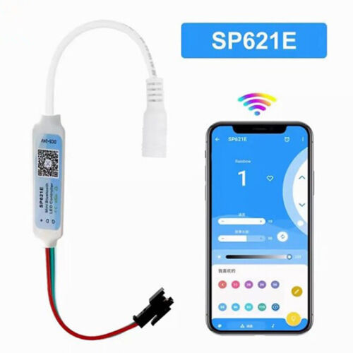 SP621E Mini Bluetooth RGB Controller For LED Strip Light  Control -24V - Afbeelding 1 van 6