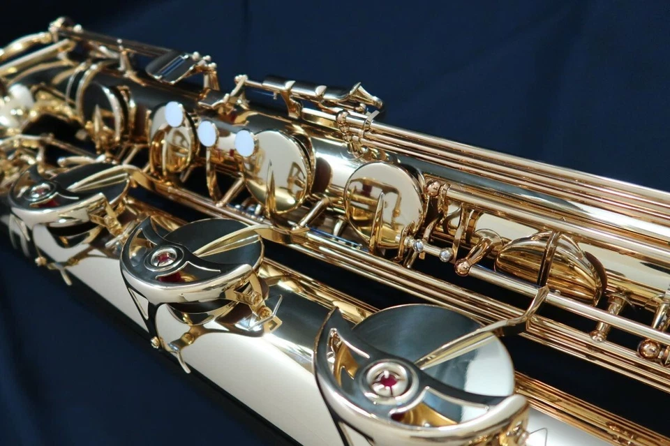 Yamaha YBS-480 Baritone Saxophone Sax YBS480 Eb Gold Lacquered w/Case New Japan - Image 3 of 4