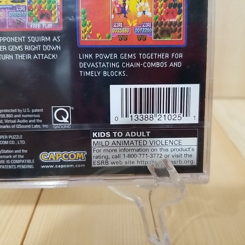 NEW Super Puzzle Fighter II Turbo (PlayStation 1, 1997) Y-Folds Factory Sealed! - Picture 10 of 17