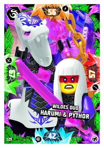 LEGO Ninjago Seria 8 NEXT LEVEL Karty kolekcjonerskie Karty kolekcjonerskie 1-150 - Zdjęcie 126 z 151