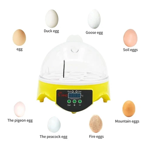 Egg Incubator Hatching Machine Breeder Portabel Chicken Eggs Hatcher for 7 Eggs - Picture 10 of 18