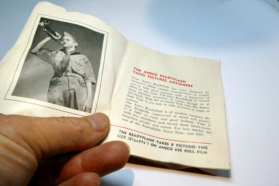 Ansco Ready Flash 620 cámara manual guía de instrucciones ES  Foto 3 de 4