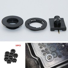 10 Pair Black Automobiles Carpet Mat Fixing Grips Clamps Floor Holders Universal