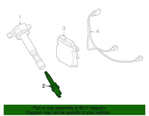Bujía de encendido original Land Rover 2005-2009 LR3 Range Rover Sport LR005253 Foto 2 de 2