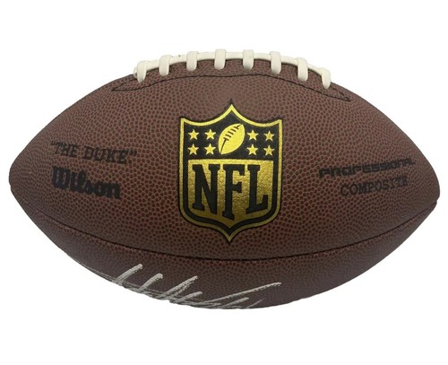 Adrian Peterson Autograph Signed Wilson The Duke Ball Football JSA COA Vikings - Picture 2 of 7
