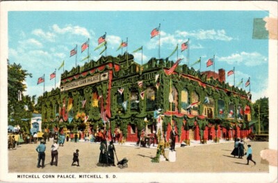 Postcard Mitchell Corn Palace, Mitchell SD