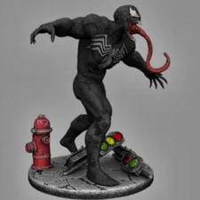 ULTIMATE VENOM 3D Print Figure Diorama 3D print model Description