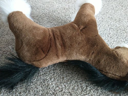 K&M International Draft Horse Brown Clydsdale Stuffed Animal Plush 1994, VTG - Picture 17 of 21