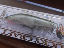 Older Stacey King Lucky Craft SK Jerk 100 4.0" Suspending Olive Green Shiner