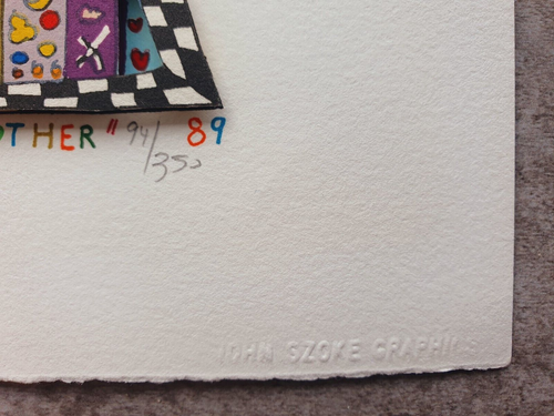 James Rizzi 3D Handsigniert Handnummeriert BIG BROTHER Auge auf NEW YORK NY 1989 - Bild 8 von 9